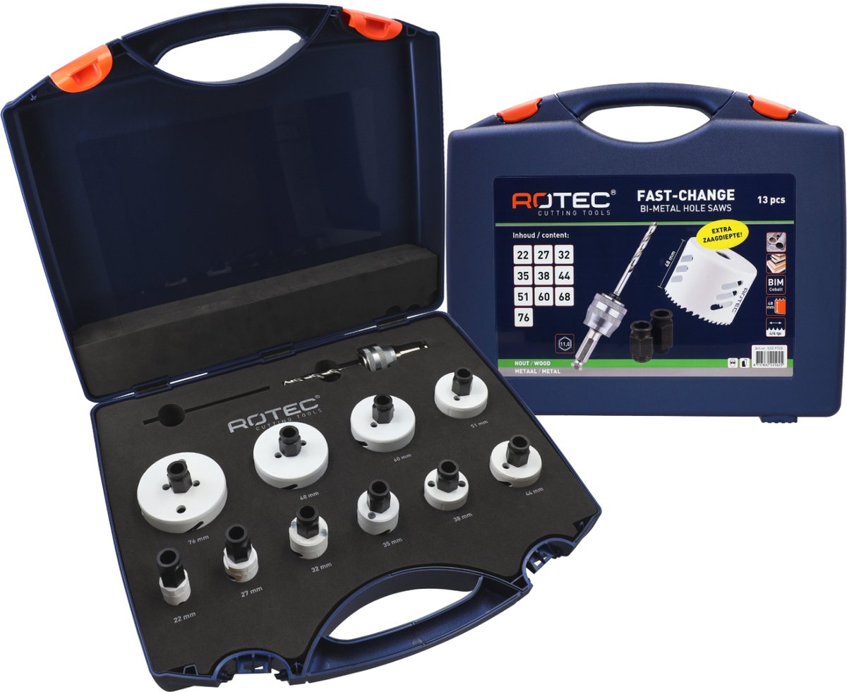 Rotec Gatzagenset Fc '533 - Elektricien' | 6-Knt 11 | 13-Dlg. - Ø22-76 - 533.9705