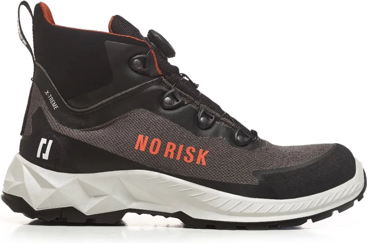 No Risk X-treme Mid FLS Grey 1057.06 S3L | Grijs/Zwart | Maat 38 - 00.071.070.38