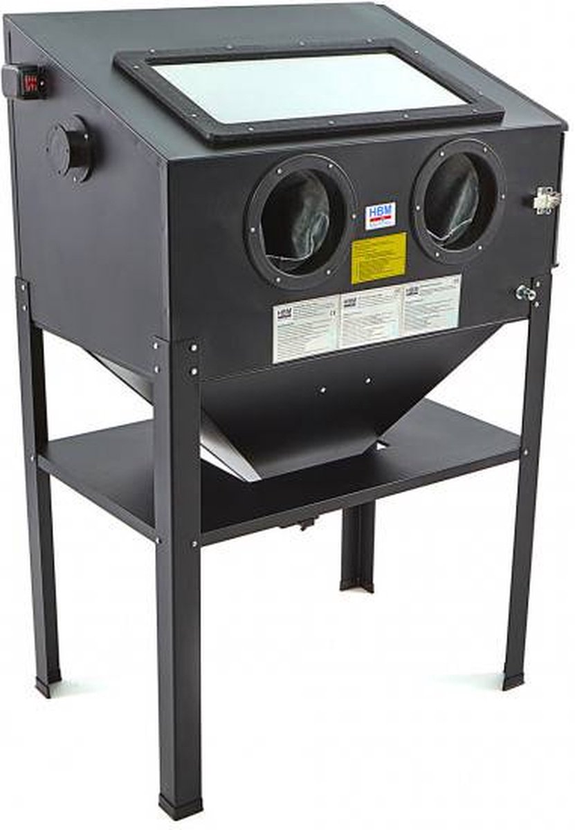 HBM SBC 220 straalcabine ZWART