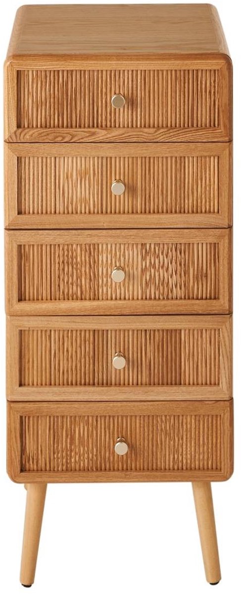 CaliCosy Ladekast met 5 lades en latten front h100 cm ava