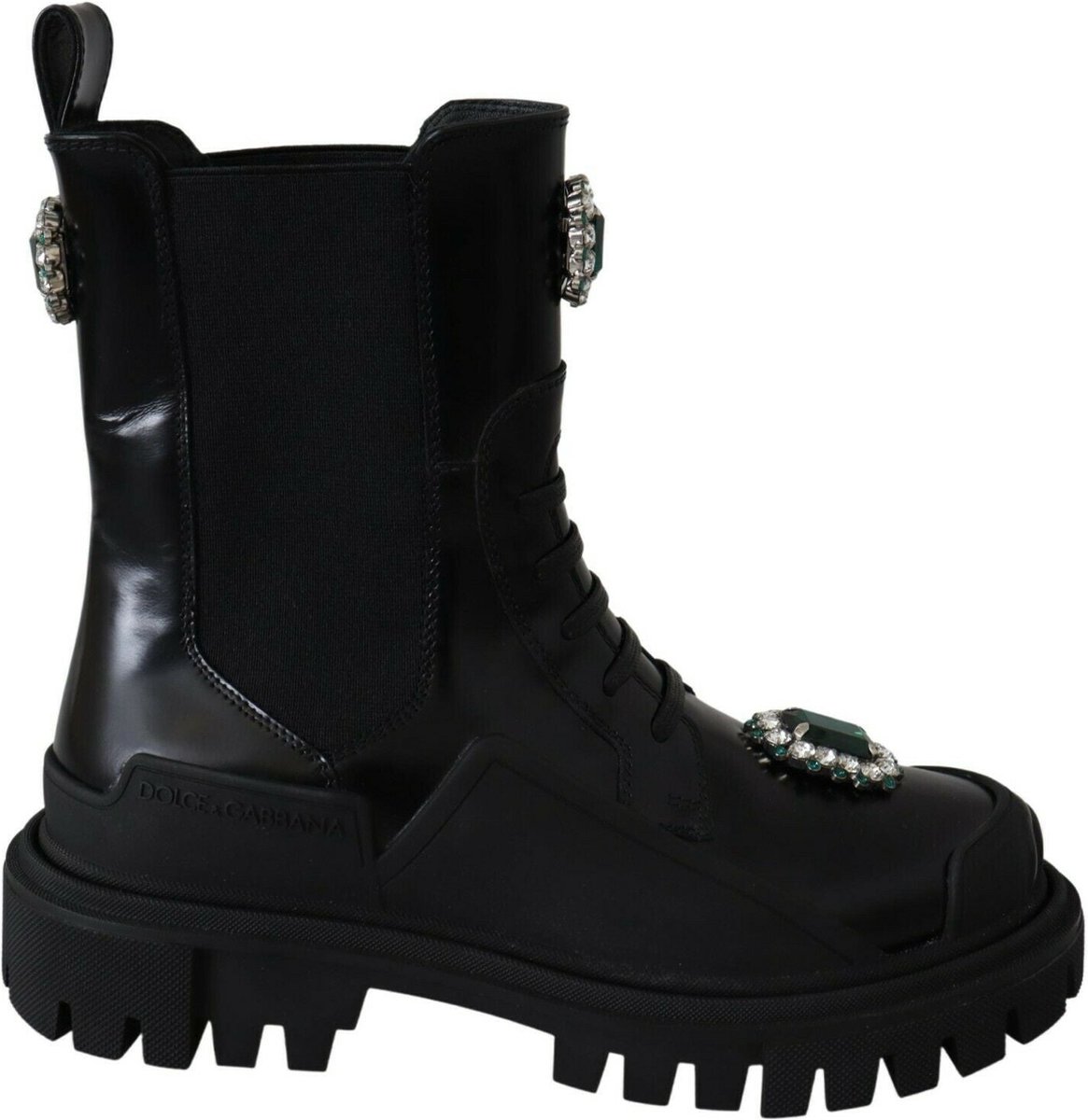 Kristallen Versierde Veterschoenen