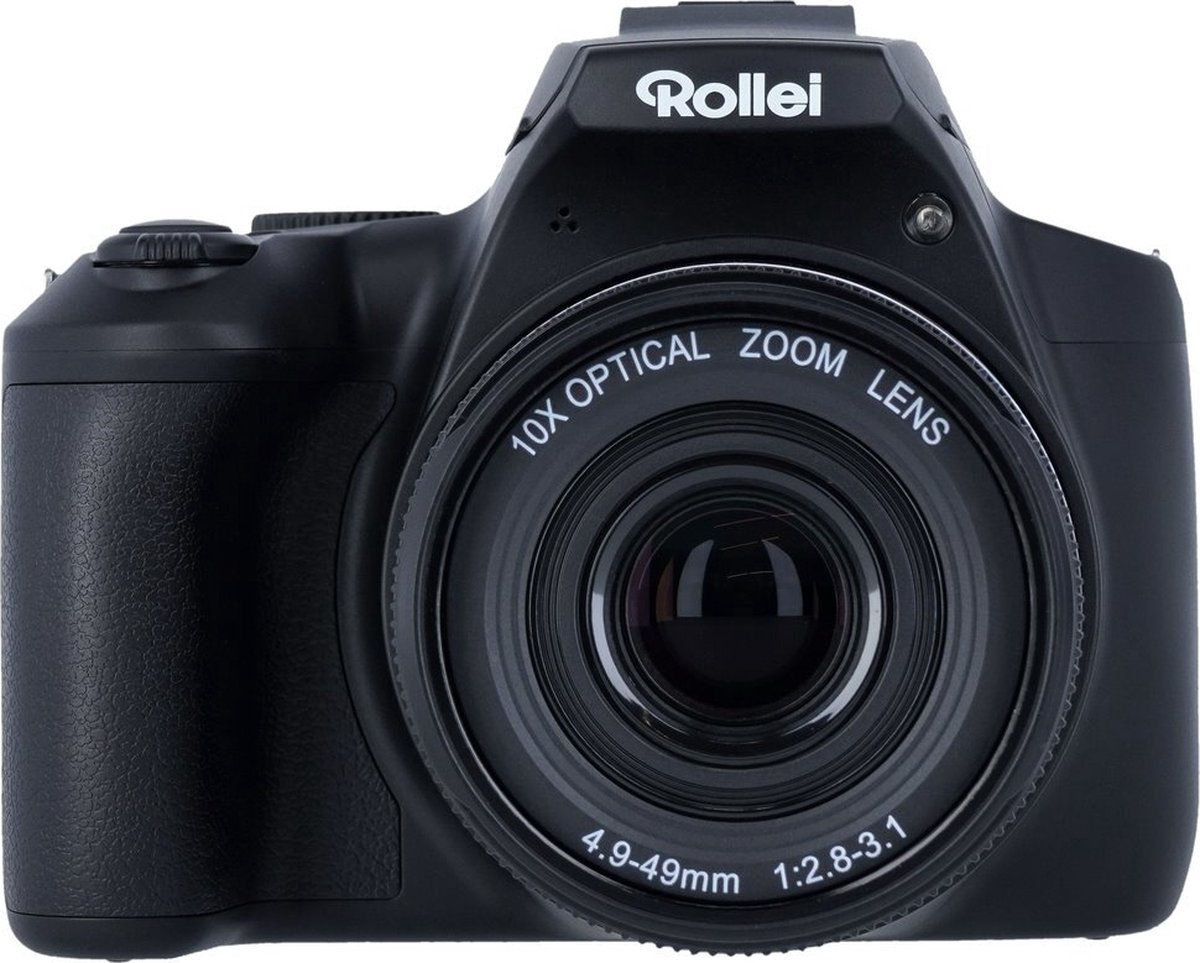 Rollei Powerflex 10x Retro - Superzoom compactcamera - 64 MP - 10x zoom - Zwart