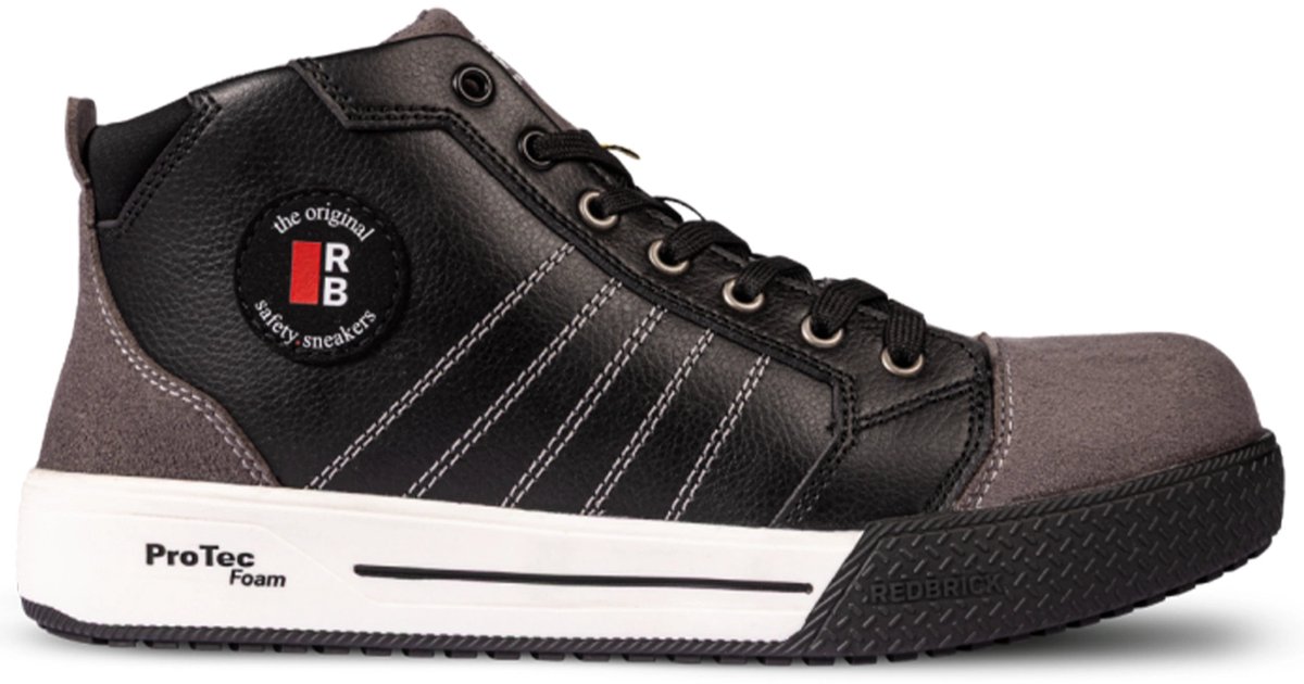 Redbrick Dunk High S3S | Zwart | Maat 36 - 8713458013714