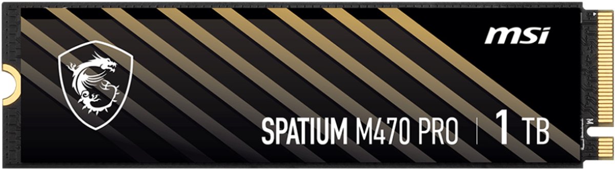 MSI Spatium M470 PRO - M.2 NVMe SSD 1TB - PCIe 4.0 6000MB/s