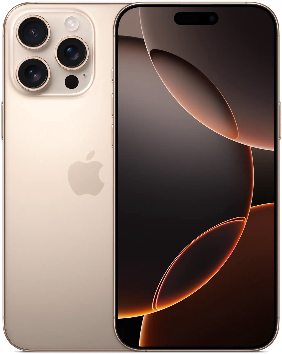 Apple iPhone 16 Pro Max (1TB) - titanium woestijnzand