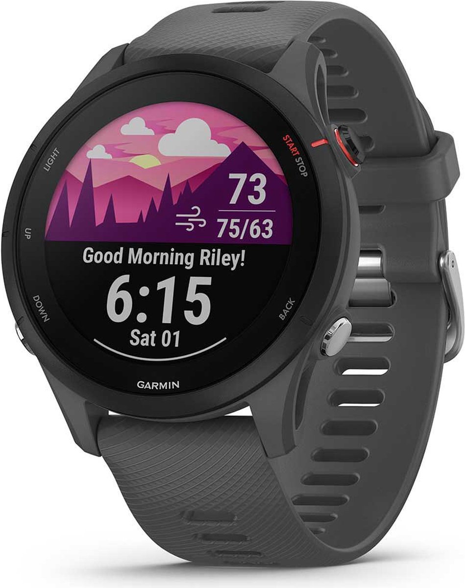 Smartwatch GARMIN Forerunner 255 Zwart Grijs 1,3"
