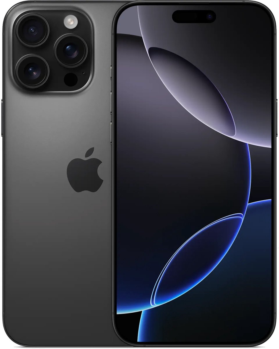 Apple iPhone 16 Pro Max (1TB) - titanium zwart