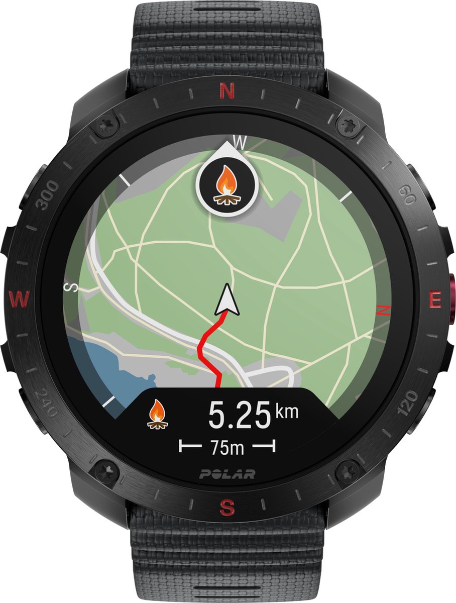 Polar Grit X2 Pro Premium Outdoor Smart Watch - Zwart - S/L