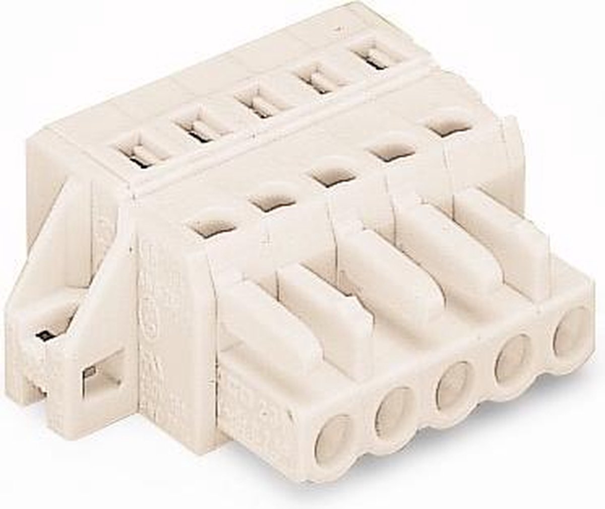WAGO 721-110/031-000 Female behuizing (kabel) 721 Totaal aantal polen: 10 Rastermaat: 5 mm Inhoud: 25 stuk(s)