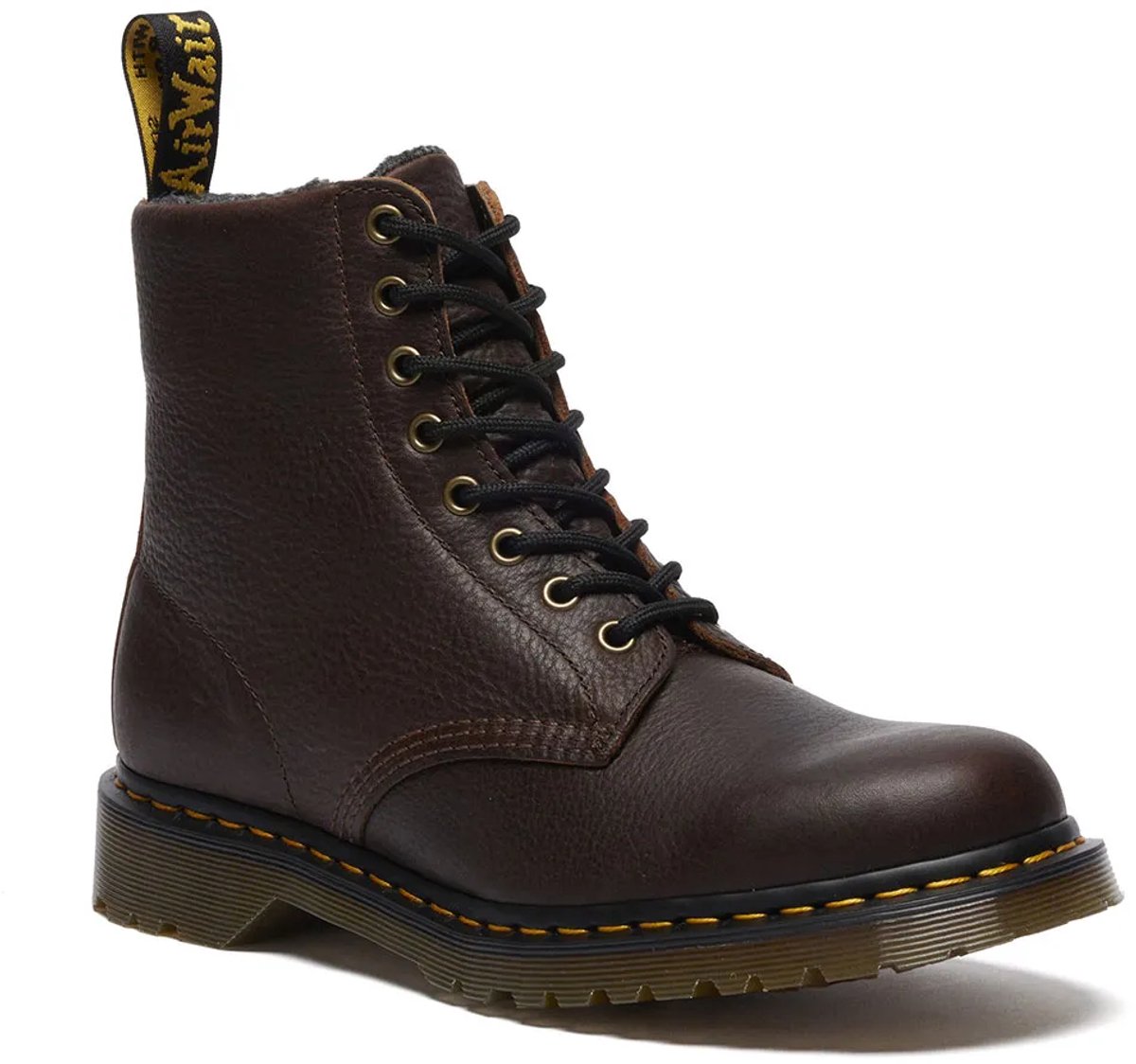 Dr. Martens 1460 Pascal Warm Lined 8 Eye Leren Bruine Laarzen