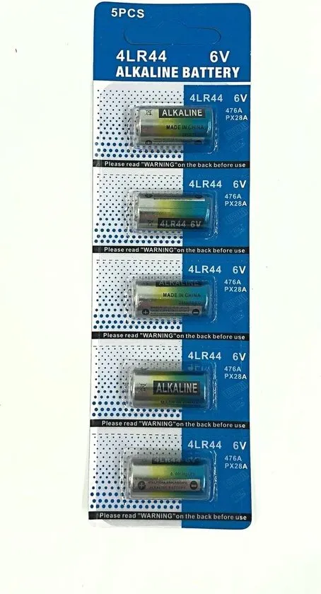 20 stuks 4lr44 6v batterij alkaline LR44 476A PX28A L1325 Voordeelpak 20 stuks