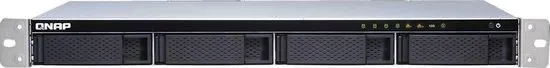 4-Bay quad-core 1.7 GHz short-depth rackmount NAS with 100W power supply 2GB DDR3 SODIMM RAM