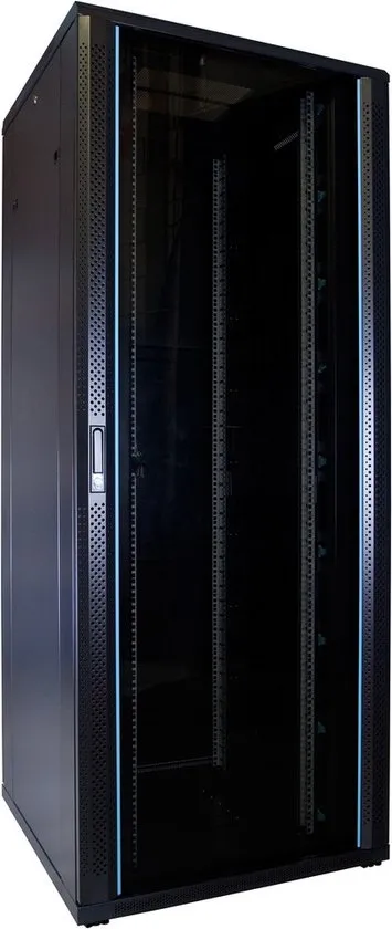 47U serverkast met glazen deur 800x800x2200mm (BxDxH)