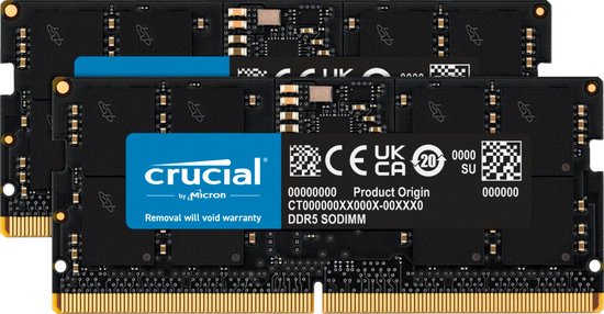 Crucial 32 GB DDR5-4800 Kit CT2K16G48C40S5