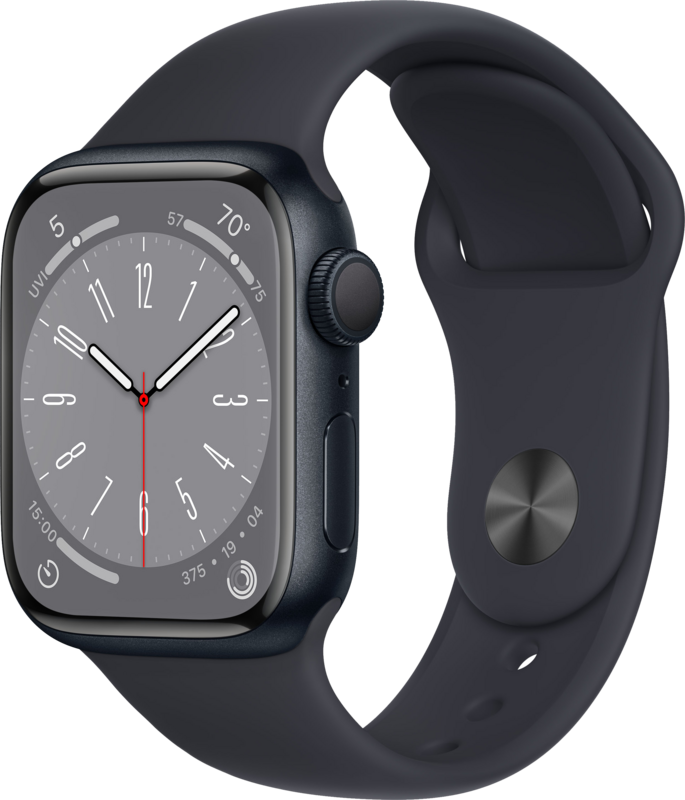 Apple Watch Series 8 41mm Midnight Aluminium Midnight Sportband