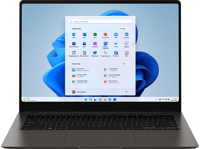 SAMSUNG Galaxy Book3 Pro (NP940XFG-KC1NL) i7-1360P | Iris Xe Graphics | 16 GB | 1 TB SSD