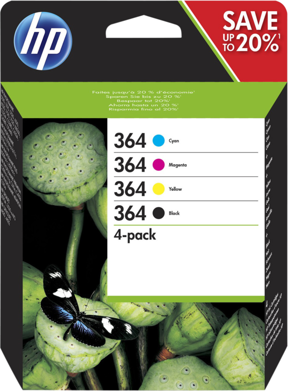 HP 364 Cartridges Combo Pack