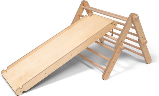 Ette Tete Houten klimrek MOPITRI met glijbaan