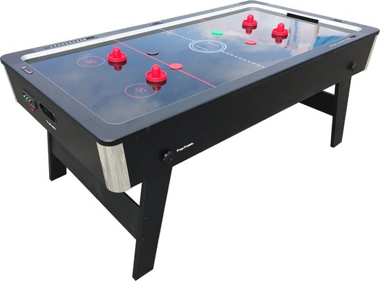 Airhockey TopTable Foldy-Carbon Black-Grey (inklapbaar) 6,5ft