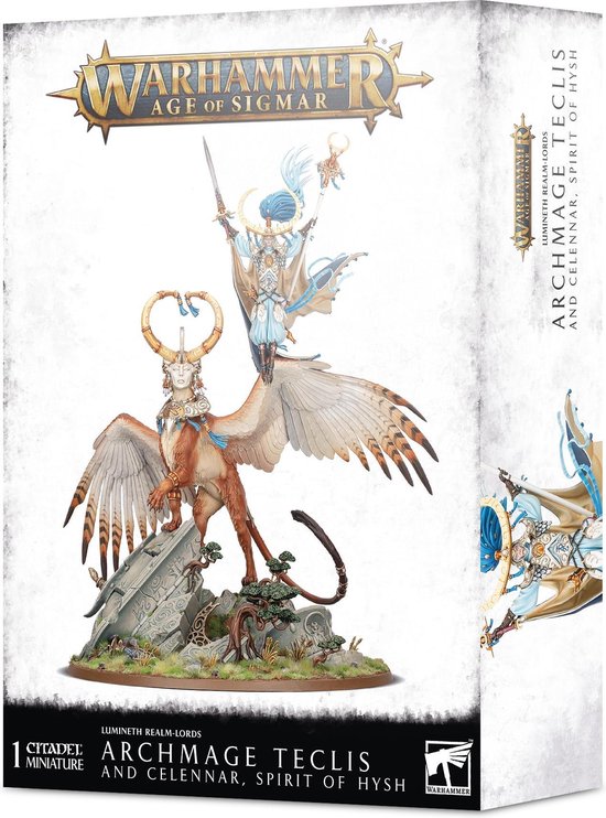 Games Workshop Archmage Teclis und Celennar, Spirit of Hysh, Verzamelfiguur