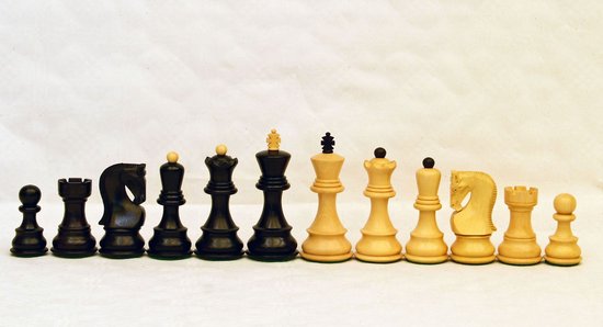 Zagreb 1959 schaakstukken verzwaard - koningshoogte 95 mm (#6)