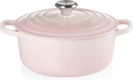 Le Creuset Braadpan Signature Shell Pink - ø 24 cm / 4.2 Liter