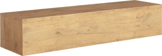 Pro-meubels - Zwevend Tv-meubel Tunis - 150cm - Eiken - Tv kast