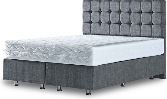 Twijfelaar boxspring met opbergruimte  120X200  Antraciet