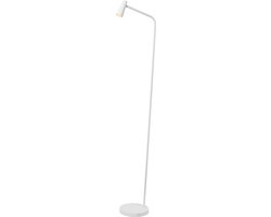 Lucide STIRLING Oplaadbare Vloerlamp - Accu/Batterij - LED Dimb. - 1x3W 2700K - 3 StepDim - Wit