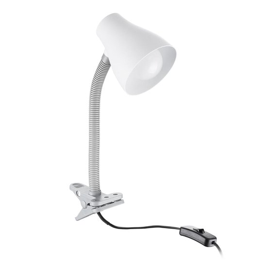 Ranex Bureaulamp - Met klem - Wit/Grijs - 10.011.68