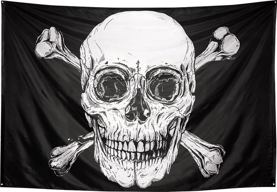 Boland - Polyester reuzenvlag Piraten - Piraten - Piraten