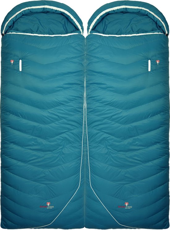 Grüezi Bag Biopod DownWool Subzero Comfort - Autumn blue - Maat Unisex_RECHTS