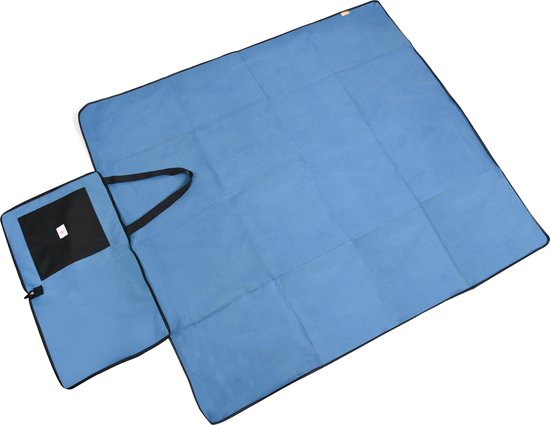 Picknick Picknickkleed waterdicht - Blauw - Picknickdeken - 150 x 135cm picknickkleed buiten - Babygym mat