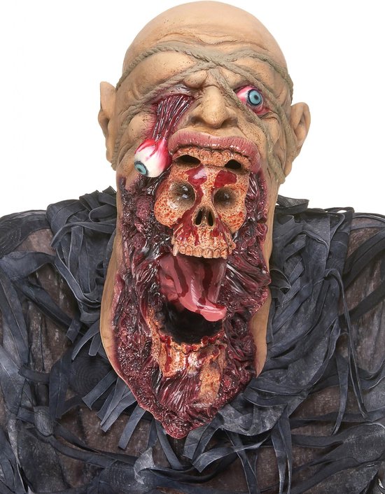 PARTYTIME - Monsterlijk zombie masker voor volwassenen