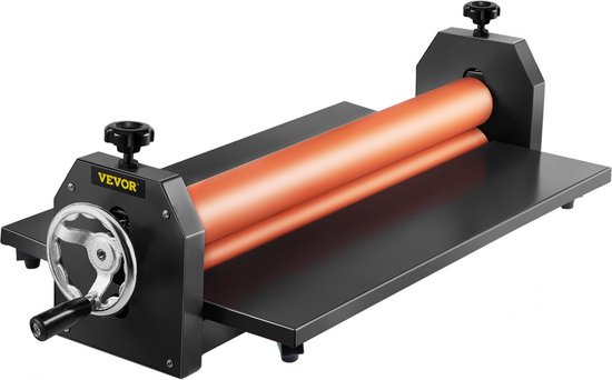 Vier rollen walsen lamineermachine koud 25,5 "650 mm handmatige lamineermachine Vinyl