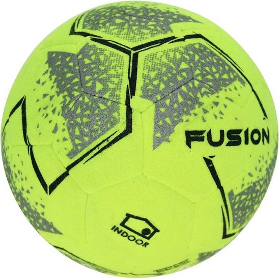 Precision Zaalvoetbal Fusion Nylon/polyester Geel/zwart Maat 4