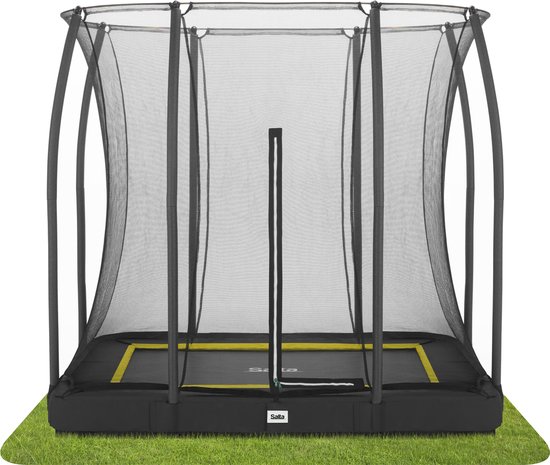 Salta Comfort Edition Ground - inground trampoline met veiligheidsnet - 214 x 153 cm - Zwart