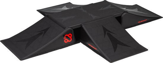 Nijdam Ramp set 4+1 - 2-Way Crossing - Zwart