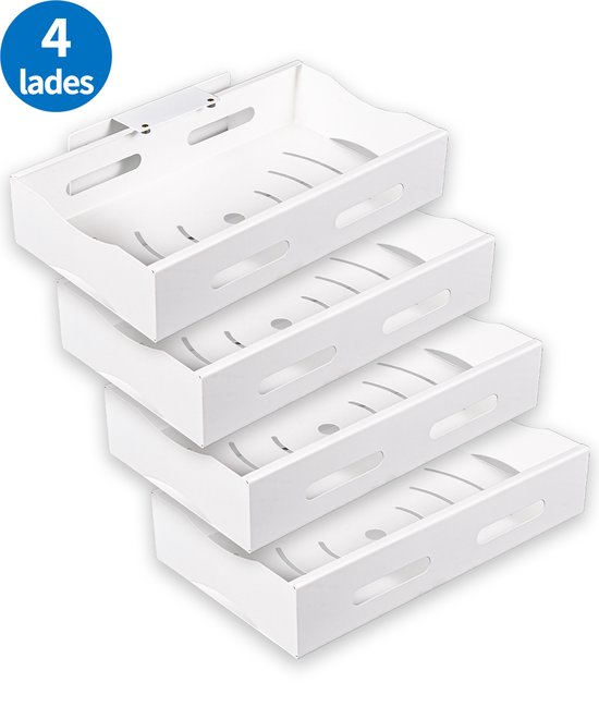 TomorrowNow® 4-Delige Set Dexter 215 Wit - Inbouw Schuiflade Voor Keukenkast/Gootsteenkast