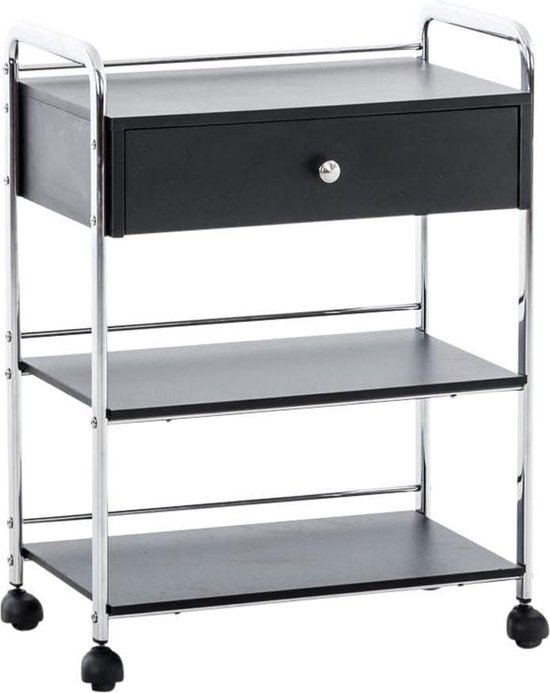 Trolley - Schoonheidssalon - Nagelstudio - Kapsalon - Zwart