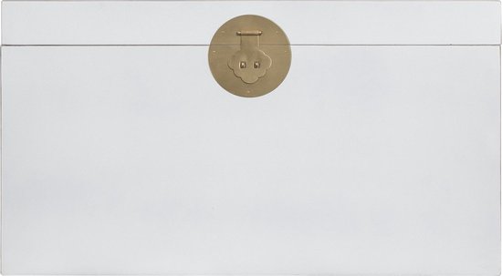 Fine Asianliving Chinese Kist Sneeuw Wit - Orientique Collectie B90xD45xH50cm Chinese Meubels Oosterse Kast