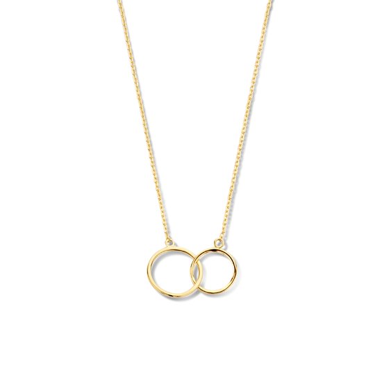 Marie Celeste Ketting Rondjes 0,8 mm 40 + 4 cm - Goud