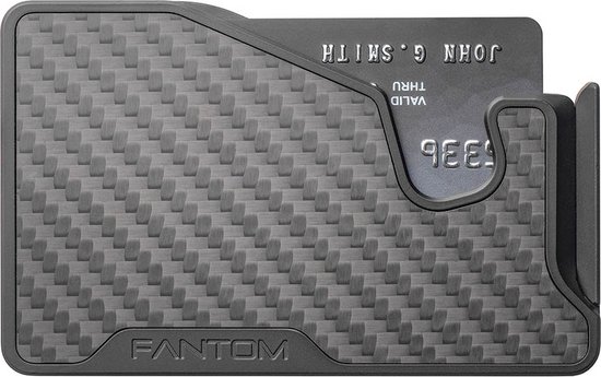 Fantom Wallet - FANTOM M - 4-7cc - RFID wallet - MagSafe compatibel - unisex - carbon fiber