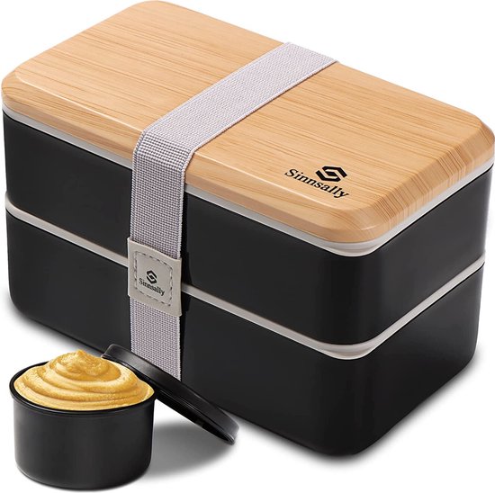 bento box Japans voor volwassenen/kinderen, lunchbox met vakken, e lunchboxen, foodbox, snackbox met onderverdelingen, snackbox, lunchsaladebox to go
