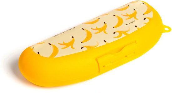 Amuse Bananendoos - Vershoudbakjes - Met clipsluiting - Geel