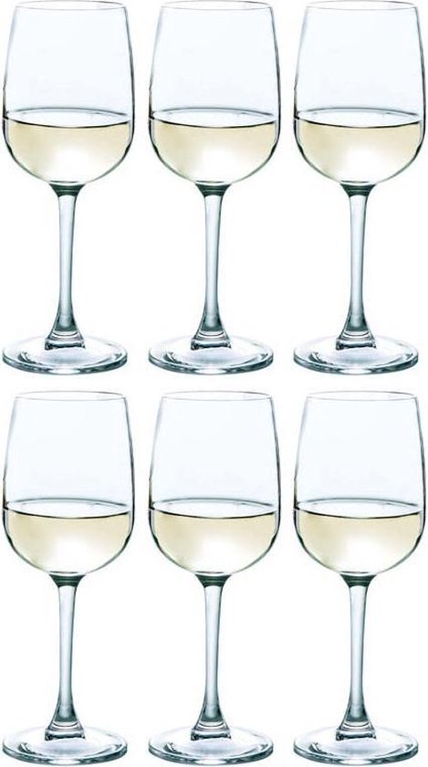 12x Stuks wijnglazen voor rode wijn 280 ml - Versailles - Wijn glazen