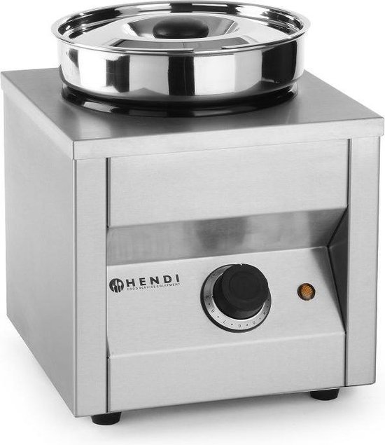 Hendi Thermosystem - Bain Marie - Pan: 4,2 Liter / Ø18,5cm - 265,x26,5x(H)24,5cm