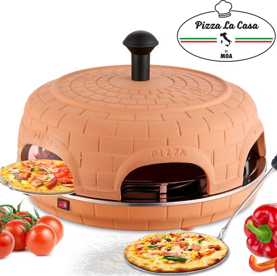 MOA Pizza Oven - Pizza La Casa - 6 personen - Terracotta - P06