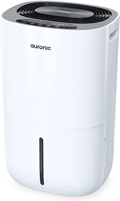 Auronic Luchtontvochtiger en Luchtreiniger - Ontvochtigt 25L per Dag - Was-droog Functie - Wit