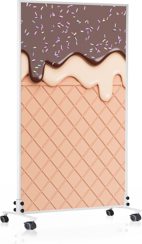 Infrarood verwarmingspaneel vrijstaand | Infrarood verwarming verplaatsbaar met afbeelding Stand 06 | 1000W | |Inoverhome B.V.